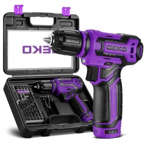 DEKOPRO 12V Cordless Power Drill Set