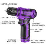 DEKOPRO 12V Cordless Power Drill Set