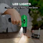 Tegatok 12V Cordless Drill Set with Battery