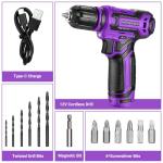 DEKOPRO 12V Cordless Power Drill Set