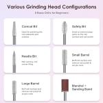 COSLUS Cordless Electric Nail Drill Machine Kit