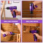 DEKOPRO 12V Cordless Power Drill Set