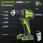Greenworks 24V Cordless Drill and Impact Driver Combo