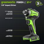 Greenworks 24V Cordless Drill and Impact Driver Combo