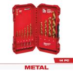 Milwaukee 14 Piece Titanium Drill Bit Set