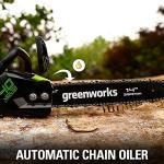 Greenworks 40V Cordless 14-Inch Chainsaw with Battery