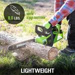 Greenworks 40V Cordless 14-Inch Chainsaw with Battery