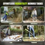 Cordless Leaf Blower with 2 Batteries and Charger