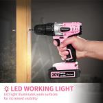 AVID POWER 20V Cordless Drill Set with Bits