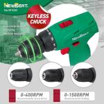 NEWBEAT 12V Cordless Drill Set with Battery