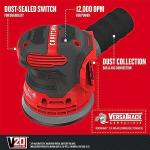 CRAFTSMAN V20 Cordless Orbital Sander, 12,000 OPM