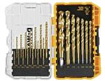 DEWALT 21-Piece Titanium Nitride Drill Bit Set