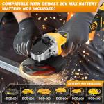 Cordless Angle Grinder for Dewalt 20V MAX Battery
