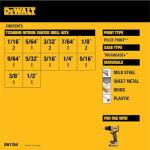 DEWALT 14-Piece Titanium Nitride Drill Bit Set