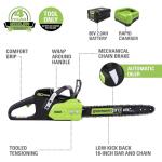 Greenworks 80V 18" Brushless Cordless Chainsaw