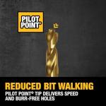 DEWALT 14-Piece Titanium Nitride Drill Bit Set