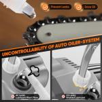 Saker Mini Cordless Chainsaw - 6 Inch Portable