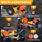 Cordless Angle Grinder for Dewalt 20V MAX Battery