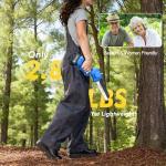 DEPNCYC Portable 8-Inch Mini Chainsaw with Batteries