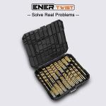 ENERTWIST 230-Piece Titanium Drill Bit Set