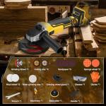 Cordless Angle Grinder for Dewalt 20V MAX Battery