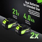 DEHANTOOLS 12-Inch Cordless Brushless Chainsaw Bundle