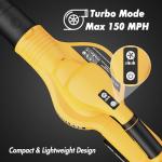 Cordless 21V Leaf Blower with 2 Batteries