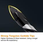 10-Piece Masonry Drill Bit Set for Multiple Materials