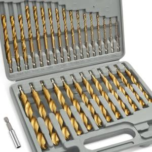COMOWARE 30-Piece Titanium Impact Drill Bit Set