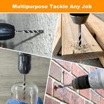 10-Piece Masonry Drill Bit Set for Multiple Materials
