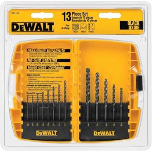 DEWALT 13-Piece Black Oxide Drill Bit Set