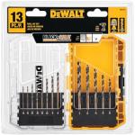 DEWALT 13-Piece Black Oxide Drill Bit Set