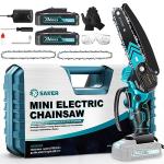Saker Mini 6-Inch Cordless Electric Chainsaw