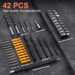 12V Cordless Drill Set with 42 Accessories