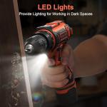 12V Cordless Drill Set with 42 Accessories