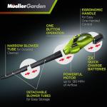 Mueller UltraStorm Cordless Leaf Blower with Batteries