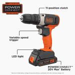 BLACK+DECKER 20V MAX Cordless Drill Kit