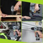 WORKPRO 12V Cordless Drill and Screwdriver Kit