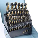 29-Piece High-Speed Steel Drill Bit Set
