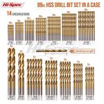99pc Hi-Spec Drill Bit Set with Storage Case