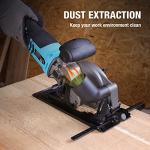 DURATECH 20V Mini Circular Saw with Battery and Blades