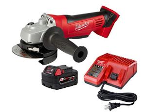 Milwaukee M18 Cordless 4-1/2" Grinder Kit