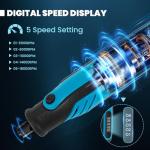 HARDELL Mini Cordless Rotary Tool with 69 Accessories