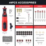 Werktough Cordless Rotary Tool with 40 Accessories