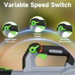 Cordless Leaf Blower with 2 Batteries and Charger