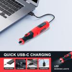 Werktough Cordless Rotary Tool with 40 Accessories