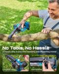 SEESII 2-in-1 Battery Pole Saw and Mini Chainsaw