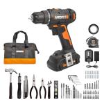 Worx 20V Cordless Drill with 84pc Accessory Kit