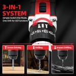 DOGTOOTH 21V MAX Cordless Drill with Accessories