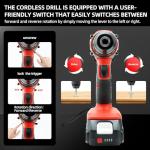 DOGTOOTH 21V MAX Cordless Drill with Accessories